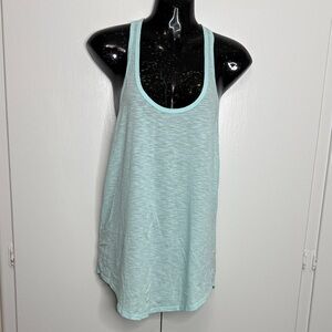 Perfect Tank Women's Light Aqua Racerback Tank Top Size M - NWT